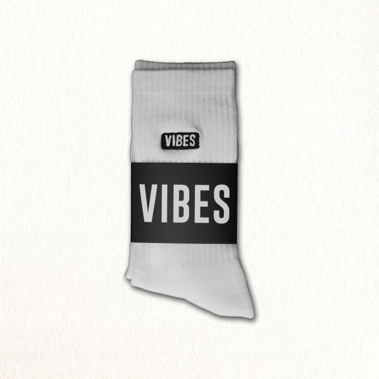VIBES Classic Crew Socks 1.0 (White)